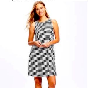 Old navy size L striped swing dress